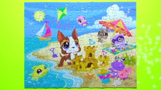 Littlest Pet Shop Puzzle Game Rompecabezas De LPS Jigsaw Puzzles Kids Toys