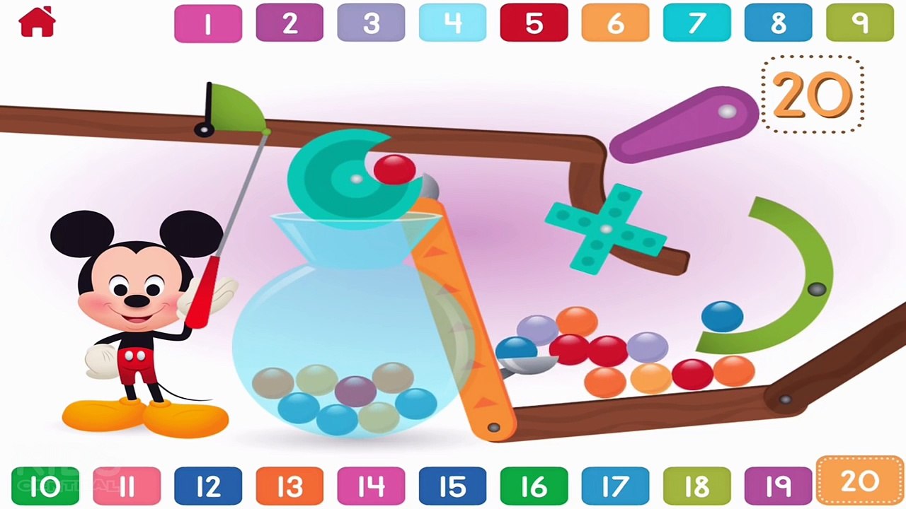 Disney Buddies 123s- 123 Song & Game w Mickey Mouse - Learn Number 1 to 20 Educational App for Kids