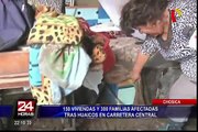 Más de 300 familias afectadas por huaicos en Chosica, Chaclacayo y Santa Eulalia