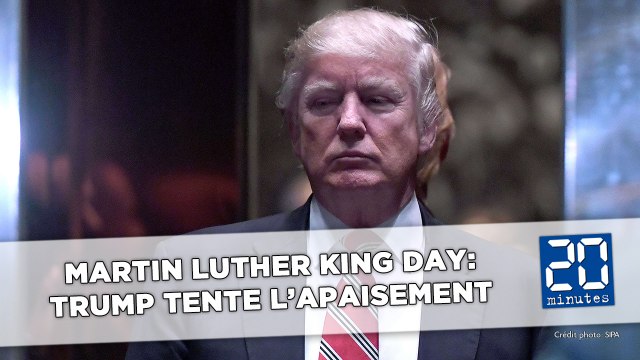 Après avoir attaqué une figure des droits civiques, Trump rend hommage à Martin Luther King