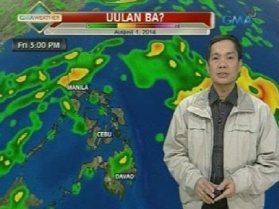 UH: Ilang bahagi ng bansa, patuloy na uulanin ngayong Biyernes dahil sa Habagat
