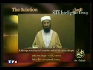 Ben laden retours réponse Amérique 8 9 2007