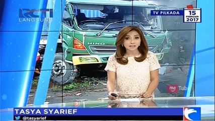 Diduga Sopir Mengantuk, Truk Tabrak Rumah Warga