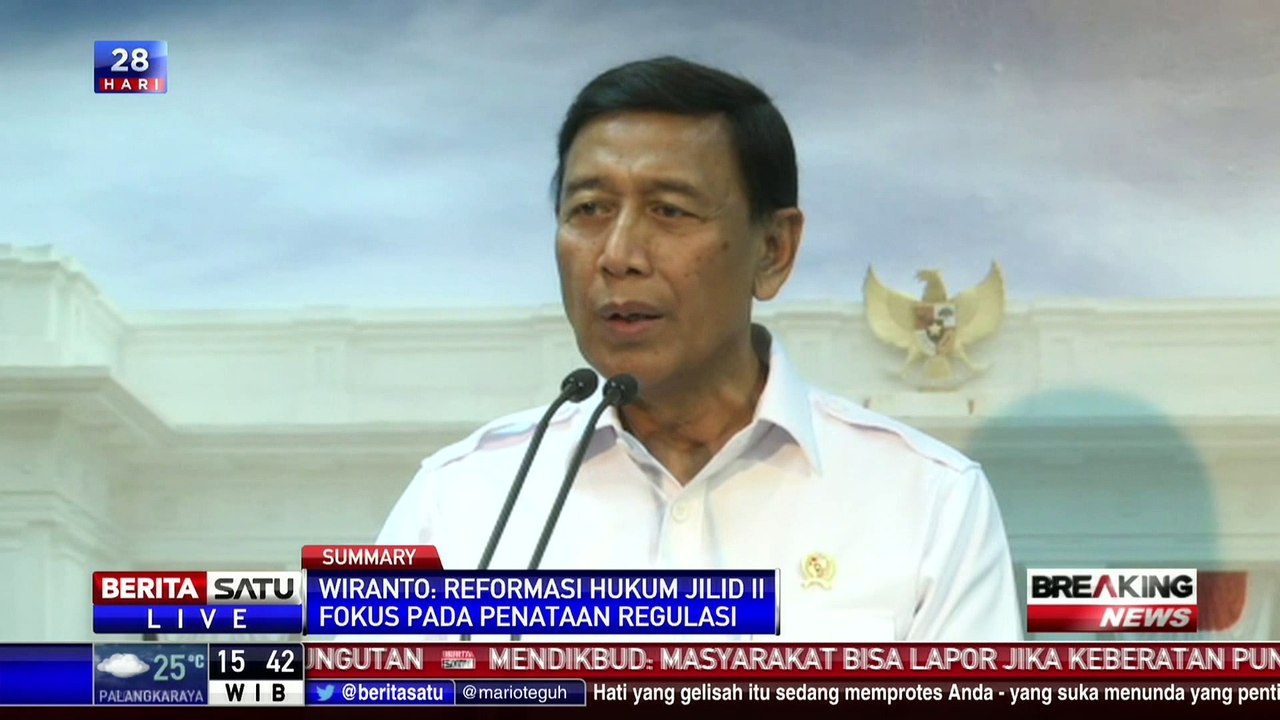 Pemerintah Umumkan Reformasi Hukum Jilid II