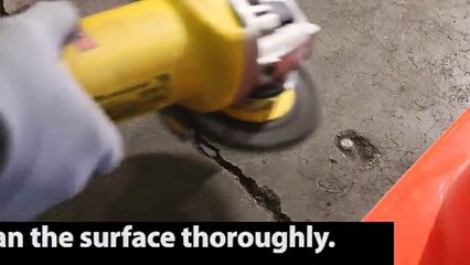 Flash Floor - Repair a Bolt Hole & Small Crack