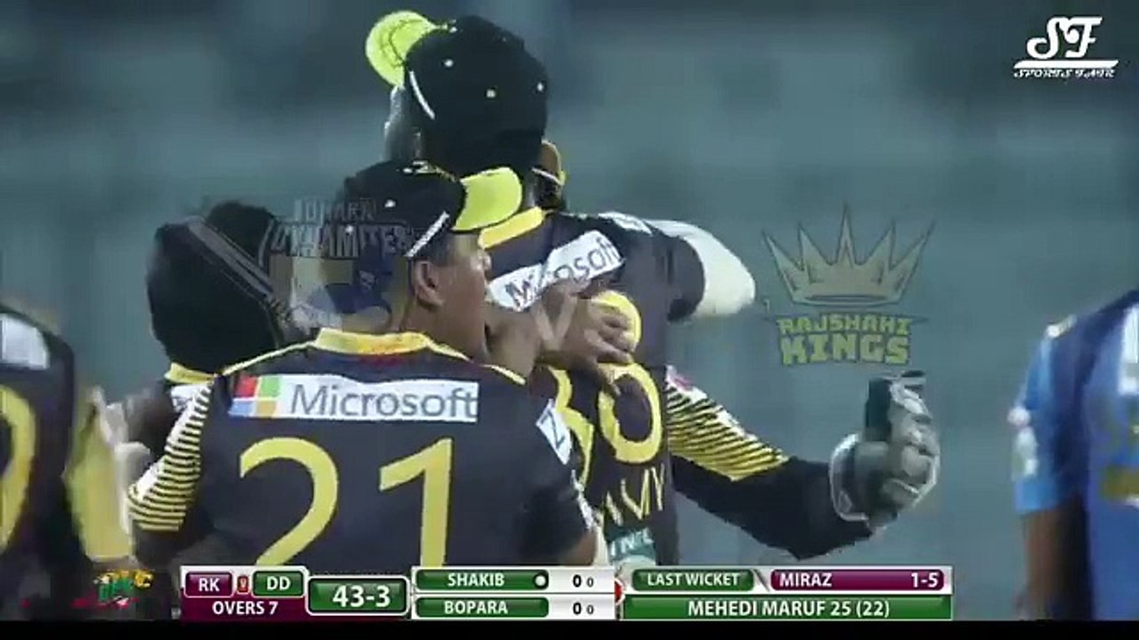 BPL Match 7 2016 - Dhaka Dynamites VS Rajshahi Kings Highlights