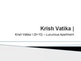 Krish Vatika | Luxurious Apartments in Bhiwadi