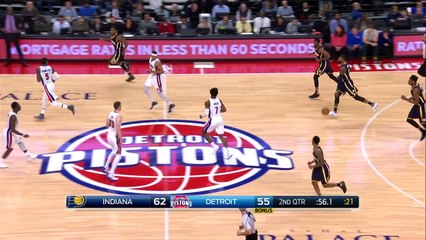 Paul George Crosses and Steps Back | Pacers vs Pistons | January 3, 2017 | 2016 17 NBA Sea