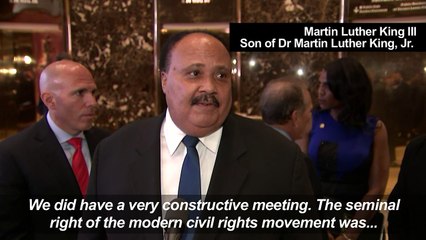 Download Video: Martin Luther King III meets with Trump