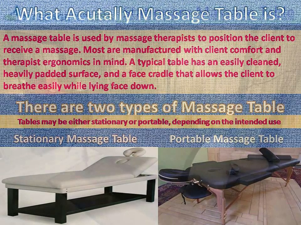 All of us Loves therapy : massage therapy On comfortable massage table