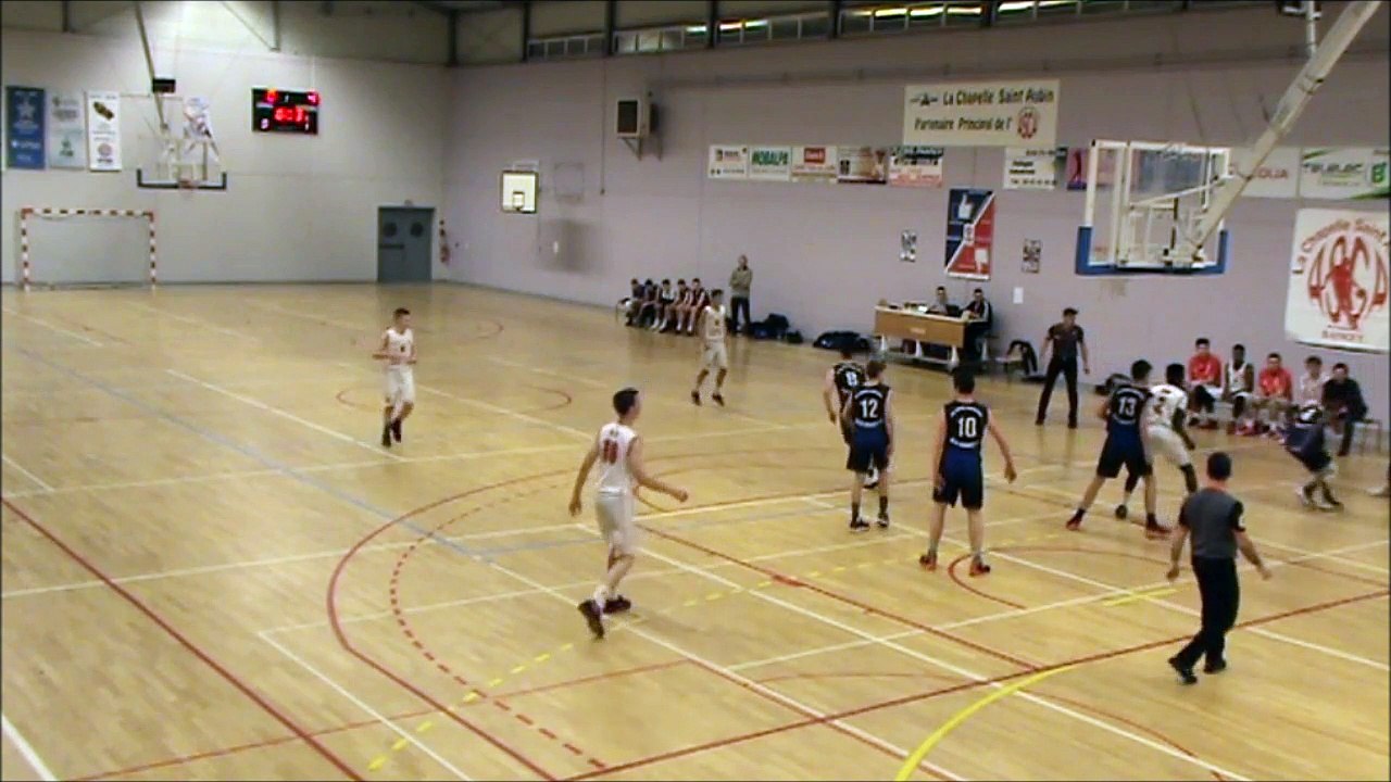 Blanc et Rouge Action : U17 Région ASCA -  REZE Basket 14/01/2017