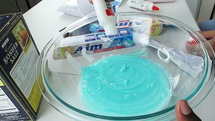 COUPLES DIY FLOAM SLIME WITH TOOTHPASTE!!!