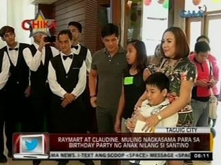 24 Oras: Claudine Barretto at Raymart Santiago, muling nagsama sa birthday party ng anak
