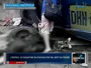 Saksi: 2 patay, 25 sugatan sa pagsalpok ng jeep sa pader sa Antipolo, Rizal