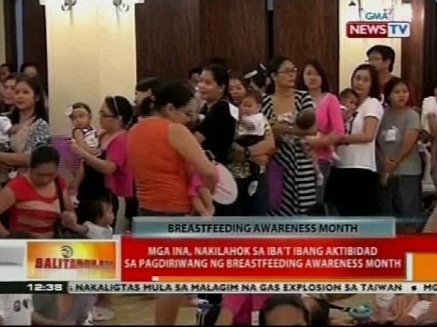 Mga ina, nakilahok sa iba't ibang aktibidad sa pagdiriwang ng breastfeeding awareness month