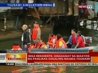 Video herunterladen: BT: Mga residente, sinasanay sa maayos na paglikas sakaling magka-tsunami