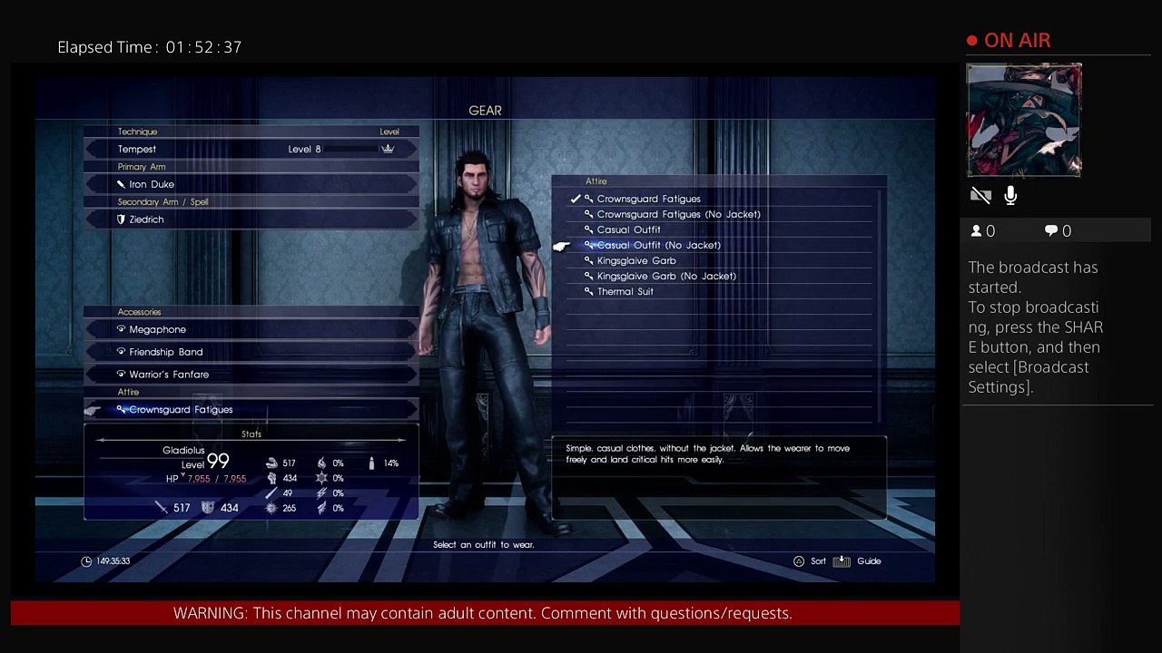 Late night with Final Fantasy XV - story progession (40)