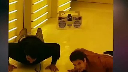 Ali Zafar  VS Misbah Push Ups Challenge - See Who Is Better