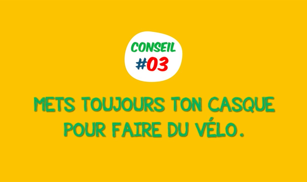 Elliot le pilote - Conseil#03 - Être prudent à vélo