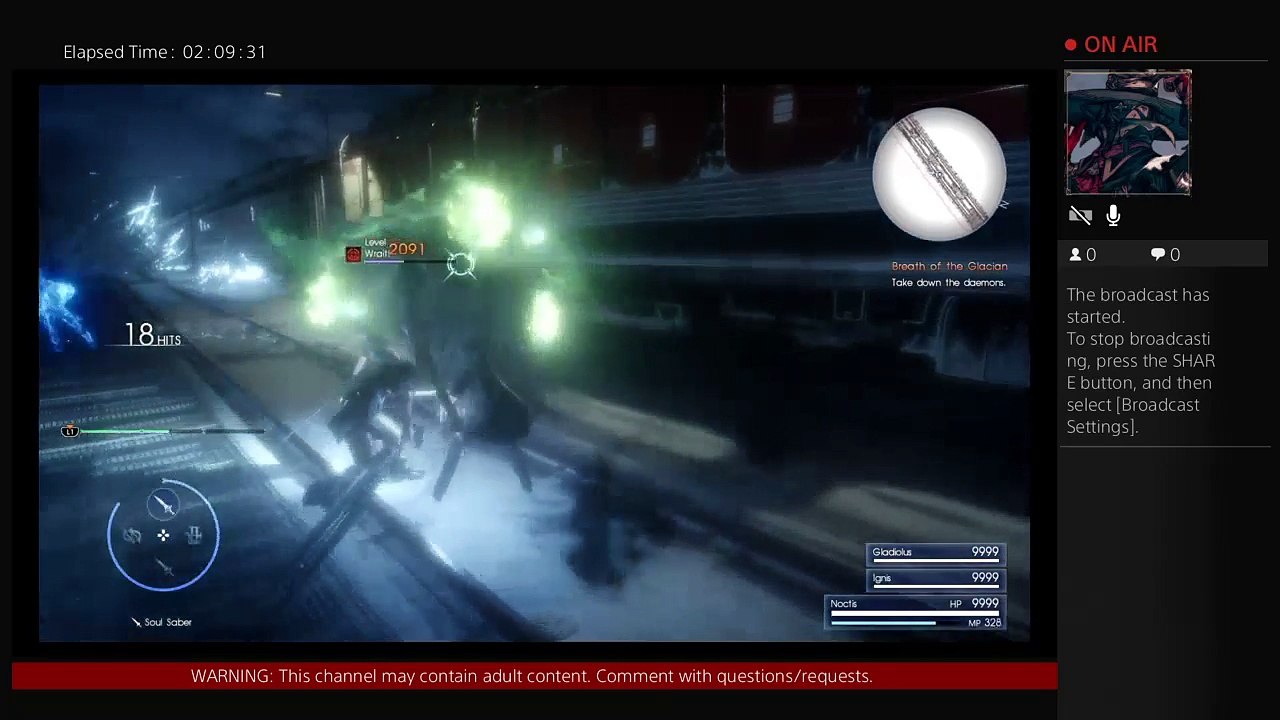 Late night with Final Fantasy XV - story progession (47)