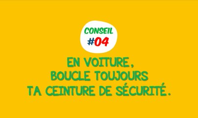 Elliot le pilote - Conseil#04 - Attacher sa ceinture en voiture