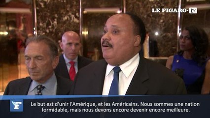 Donald Trump a rencontré le fils de Martin Luther King