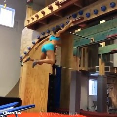 This girl is a beast! The girl as fit and strong as beast!