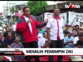 Kampanye di Sawah Besar, Anies Janjikan Tiket Terusan Angkot