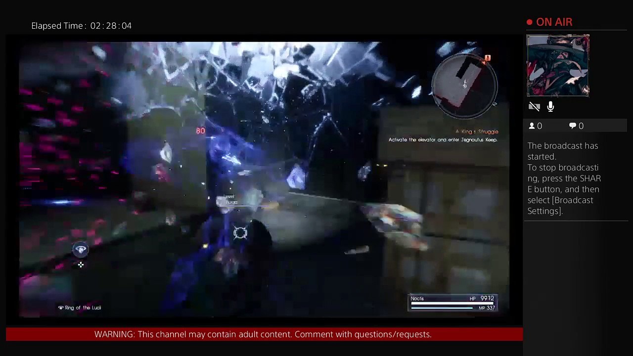 Late night with Final Fantasy XV - story progession (51)