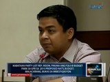 Saksi: P20.9 B budget para sa GPB sa 2015 proposed budget, pinuna ni Kabataan Party-list Rep. Ridon