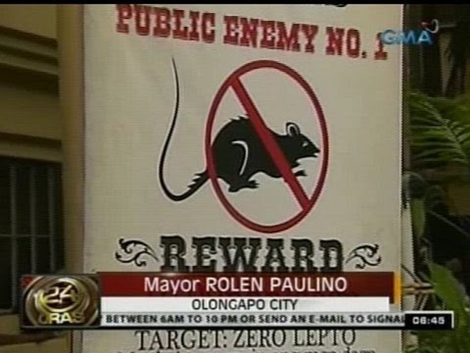 24 Oras: P10, pabuya para sa kada dagang mahuhuli sa olongapo