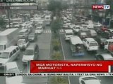 QRT: Mga motorista, naperwisyo ng mabigat na daloy ng trapiko