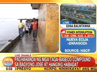 UB: Paghahanda ng mga taga-Baseco Compound sa Bagyong Jose at hanging Habagat