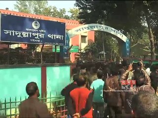 গাইবান্ধায় নিখোঁজ ৪ নেতার সন্ধানের দাবিতে মানববন্ধন