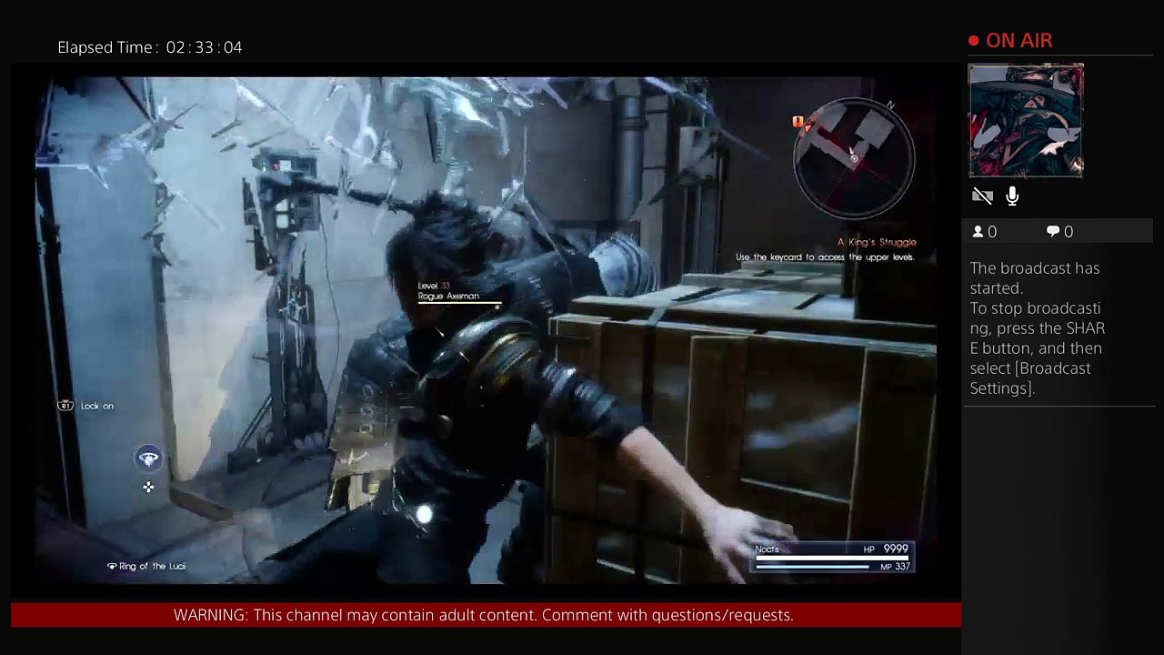 Late night with Final Fantasy XV - story progession (52)