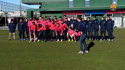 Toni Alonso, 25 anys sent delegat del Barça B
