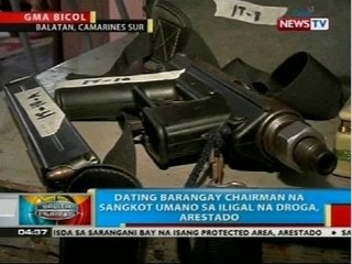 Dating barangay chairman sa Camarines Sur na sangkot umano sa iligal na droga, arestado