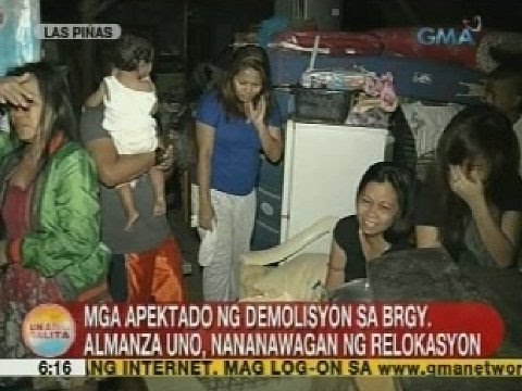 UB: Mga apektado ng demolisyon sa Brgy. Almanza Uno, Las Piñas, nananawagan ng relokasyon