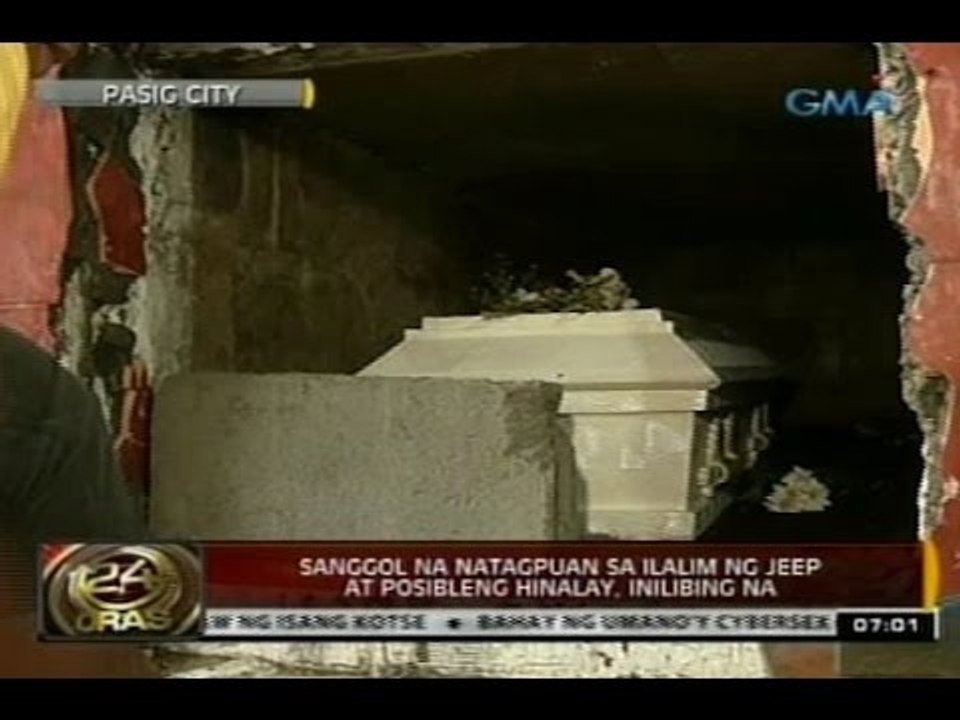 24 Oras: Sanggol na natagpuan sa ilalim ng jeep at posibleng hinalay, inilibing na
