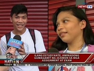 SONA: Ilang estudyante, aminadong gumagamit ng jejemon sa mga assignment at exam