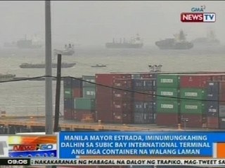 NTG: Dumaraming container na nakatambak sa Manila Port, isinisisi sa umiiral truck ban