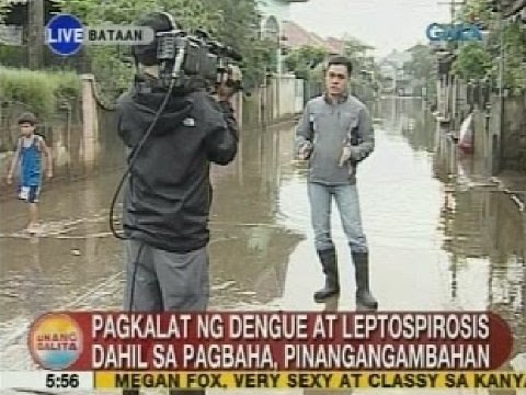 UB: Pagkalat ng dengue at leptospirosis dahil sa pagbaha sa Bataan, pinangangambahan