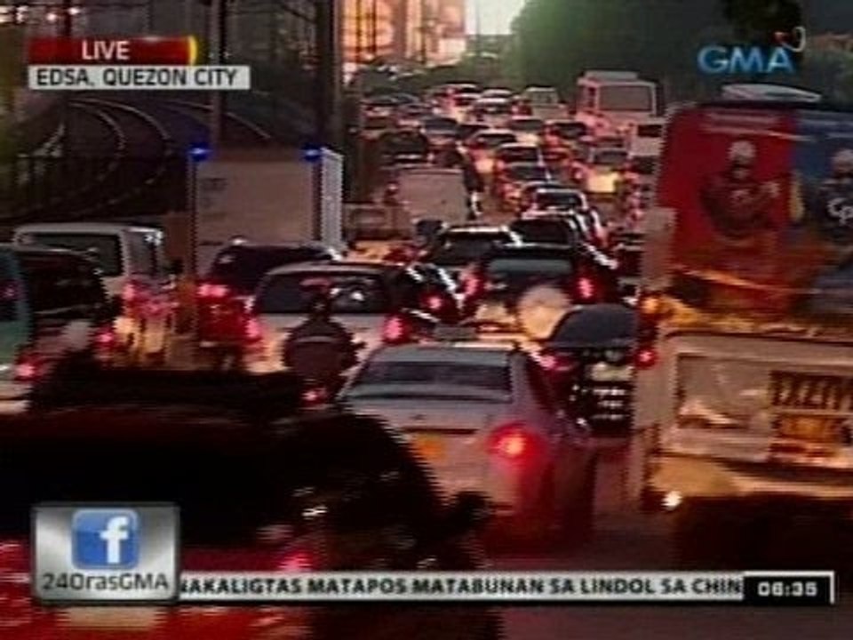 24 Oras: MMDA, sinuway ang utos ng LTFRB; Mga out-of- line na bus sa EDSA, hinuli