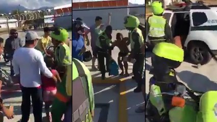 Un voleur se fait mettre ko avec une pierre