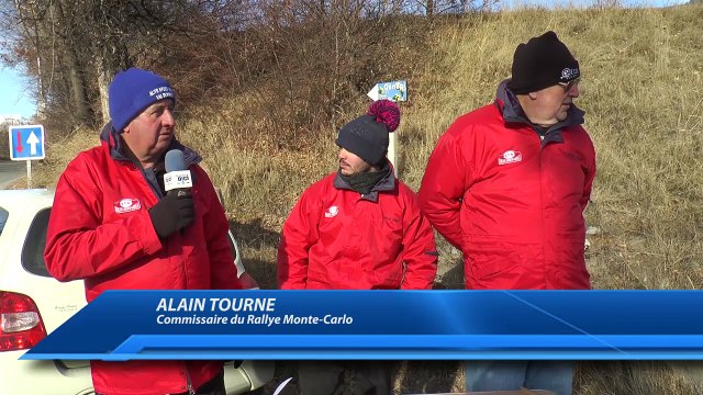 Rallye Monte-Carlo : Les commissaires du Rallye contrôlent les reconnaissances de la spéciale Saint-Léger-les-Mélèzes -