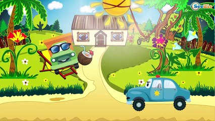 The Police Car - Emergency Cars Cartoons for children - Kids Cartoon about Cop Cars