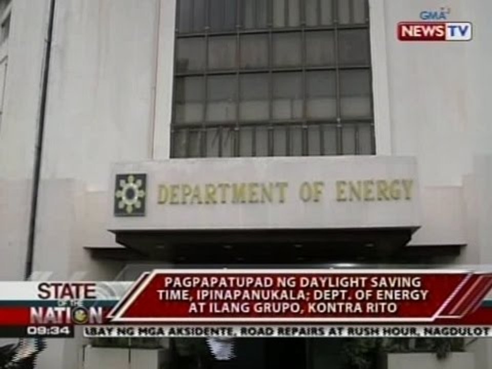 SONA: Pagpapatupad ng daylight saving time, ipinapanukala