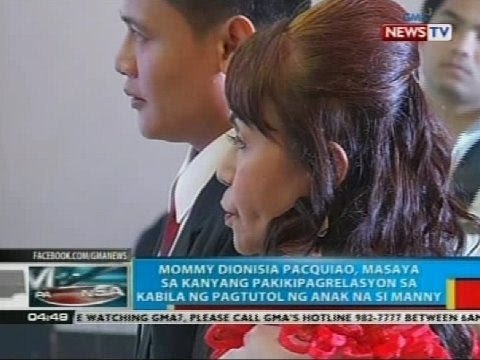 Mommy Dionisia Pacquiao, masaya sa kanyang pakikipagrelasyon