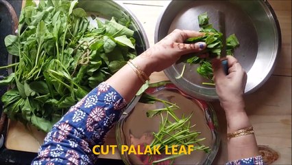 Corn Palak Subzi by K For Kitchen (corn spinach dish)