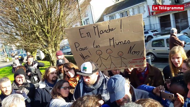 Pontivy. Macron face aux opposants des projets miniers